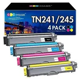Produktbild: GPC IMAGE TN241 TN245 Kompatibel für Brother MFC 9332CDW Toner DCP 9022CDW MFC 9142 CDN HL-3142CW MFC-9332CDW MFC-9142CDN DCP-9022CDW DCP-9020CDW HL-3152CDW HL-3140CW TN245C TN245Y TN245M (4er-Pack)
