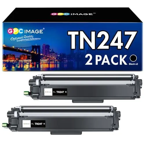 Produktbild: GPC IMAGE TN-243BK Kompatibel für Brother MFC L3750CDW für Brother DCP-L3510CDW DCP-L3550CDW HL-L3210CW HL-L3230CDW HL-L3270CDW MFC-L3710CW MFC-L3730CDN MFC-L3750CDW MFC-L3770CDW (2 Schwarz)