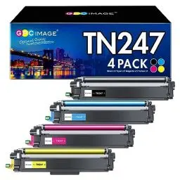 Produktbild: GPC IMAGE TN-243 TN-247 Kompatibel für Brother TN-243cmyk TN247 für Toner Brother MFC l3750cdw für MFC-L3770CDW DCP-L3550CDW DCP-L3510CDW HL-L3230CW HL-L3210CW (Schwarz,Cyan,Gelb,Magenta)
