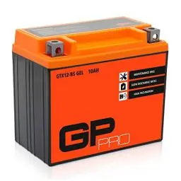 Produktbild: GP-PRO GTX12-BS 12V 12Ah GEL-Batterie (Kompatibel mit YTX12-BS / 51012) (Wartungsfrei & Versiegelt) Akkumulator Motorrad Motorradbatterie