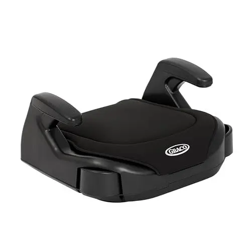Produktbild: Graco Booster Basic R129, Autokindersitz ab ca. 7 bis 12 Jahre (135 bis 150 cm), Sitzerhöhung ohne Rückenlehne, Getränkehalter, schwarz, Black