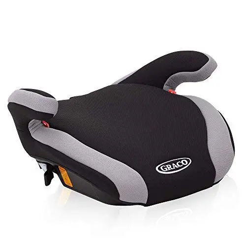 Produktbild: Graco Connext Auto-Kindersitzerhöhung, Autositz ab 6 bis 12 Jahren (22-36 kg), Booster Kindersitz Gruppe 3, Autokindersitz ohne Rückenlehne, mit IsoCatch-Konnektoren, Bezug waschbar, Black