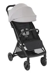 Produktbild: Graco Myavo™ Reisebuggy, ab Geburt bis ca. 4 Jahre (bis 22 kg), leicht, schnell zusammenklappbar, zusammengeklappt freistehend, großer Staukorb, inkl. Regenverdeck, grau, Steeple Gray