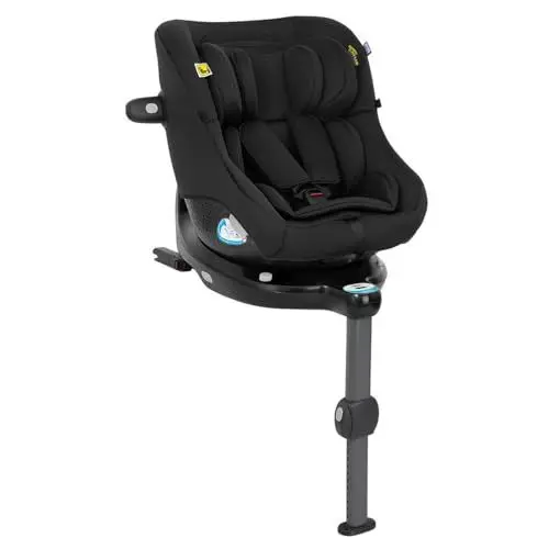 Produktbild: Graco Turn2Me™ DLX i-Size R129, 360° drehbarer Reboarder mit ISOFIX, Autositz bis ca. 4 Jahre (40-105 cm), 5-Punkt-Gurt und bequeme Liegepositionen, Rückprallbügel, Drehsperre, schwarz, Midnight