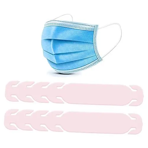 Produktbild: GRADENEVE 10 Stück Maskenhaken Verstellbare Maskenverlängerungsschnalle Rutschfeste Ohrbügelriemen Umweltfreundliches Maskenzubehör für Erwachsene Elastische Maskenbandschnalle
