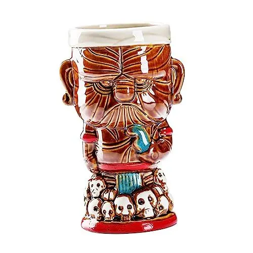 Produktbild: GRADENEVE 1Stk Glas Cocktailgläser kaffepadmachichne Cocktailbehälter Cocktailglas koffeer Tikimug aus Porzellan Retro-Trinkgläser Bierbecher Trinkbecher aus Keramik Getränkebecher