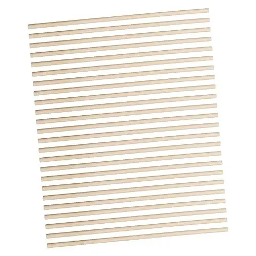 Produktbild: GRADENEVE 200 Unbehandelte Dübel 2 X 2 Mm Sicher Für Kinder Für Holzbearbeitungsprojekte Dekoration