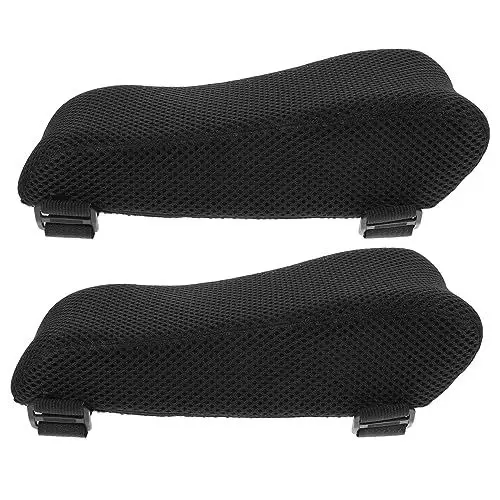 Produktbild: GRADENEVE 2stücke Bürostuhl Armlehnen Schwamm Armlehnenpolster Stuhl Zubehör Abdeckungen Für Armlehnen Memory Foam Pads Für Schreibtischstühle