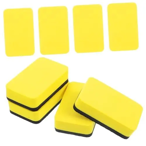 Produktbild: GRADENEVE 36St büroartikel büromaterial Whiteboard Reinigungspinsel Whiteboard Reinigungsschaum Whiteboard-Reiniger Whiteboard-Radierer Tafelradierer Whiteboard-Wischwerkzeug Eva Yellow