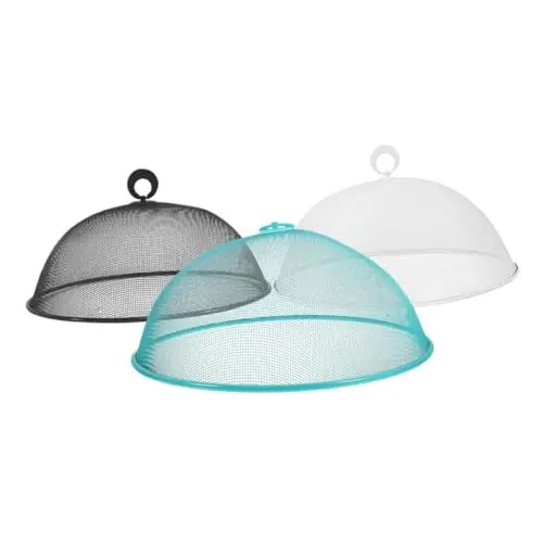 Produktbild: GRADENEVE Edelstahl Mesh Lebensmittel Zelt 3 Pack Lebensmittel Home Küche Restaurant Einfach Waschen Robust