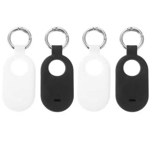 Produktbild: GRADENEVE 4 Stücke Smarttag2 Telefon Fall Schutzhülle Metall Schleife Silikon Sichere Hand Strap Tracer Fall