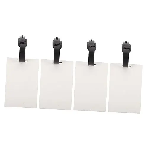 Produktbild: GRADENEVE 4 Stücke Elegante Gepäckanhänger Blank Koffer Etiketten Wärmeübertragung Namenskarten Sublimation Gepäckanhänger Rohlinge