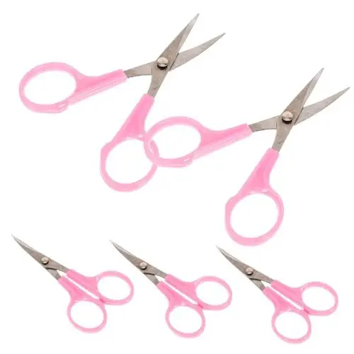 Produktbild: GRADENEVE 5-teiliges Kreuzscheren-set Gebogene Stickgarnschere Zum Stoffschneiden Stickschere Aus Edelstahl Mit Bequemen Griffen