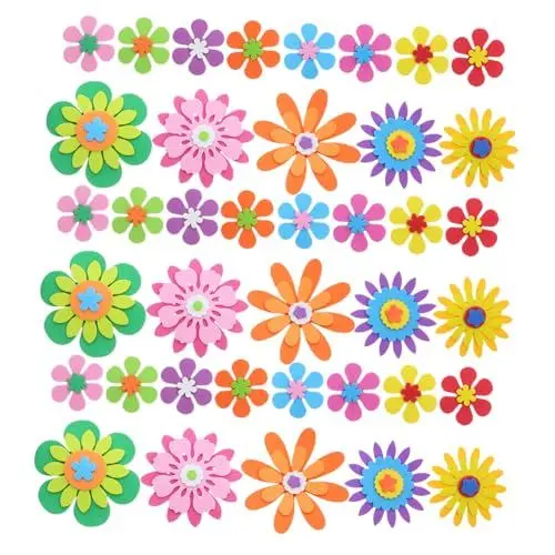 Produktbild: GRADENEVE 6er-pack Pinnwand-ausschnitte Zarte Klassenzimmer-dekorationen -blumenausschnitte Für Die Schulwand-dekoration Im Klassenzimmer