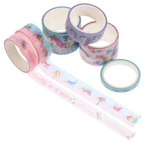 Produktbild: GRADENEVE Papierbänder 6 Rollen Multifunktionales Dekoband Für Scrapbook-bastelarbeiten