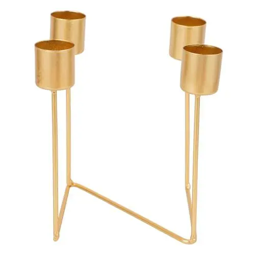 Produktbild: GRADENEVE Adventskerzenständer Kerzenkränze Weihnachtskerzenhalter Kerzenhalter Für Säulen Kandelaber Schreibtisch Kerzenhalter Kranz Kerzenzubehör Eisen Kerzenständer Retro