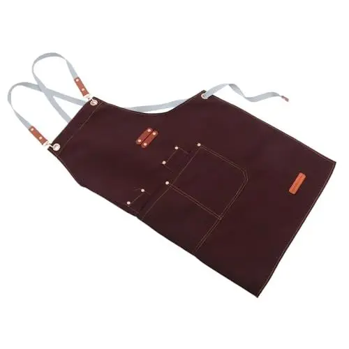 Produktbild: GRADENEVE Chef-schürze Mit Taschen Wasserdichte Und Ölbeständige Crossback-applikation Unisex Für Kochen Und Gastronomie Modern Und Funktional