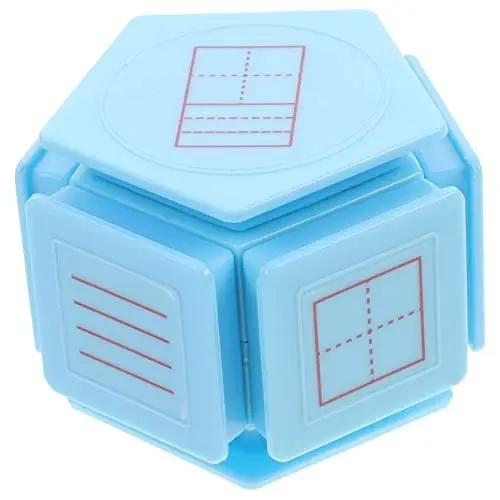 Produktbild: GRADENEVE Lernkapitel Für Kinder Papierlinienstempel Lernstempel Lehrstempel Tintenstempel Für Kinder Id Stempelrolle Mit Nachfülltinte Mehrseitiger Stempel
