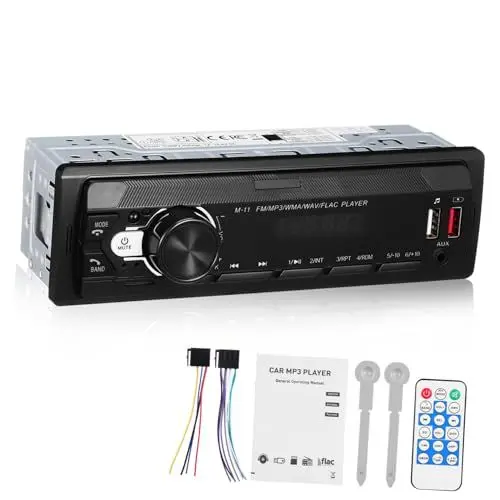 Produktbild: GRADENEVE Retro Autoradio Empfänger 12v LKW Audioempfänger Mit Drahtloser Verbindung Multifunktionales Auto Stereoanlage Mit USB Und Karten Slot Einfache Bedienung Für Autos Und Lkws Klarer Sound
