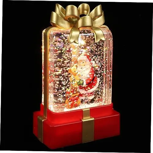 Produktbild: GRADENEVE Weihnachtsbeleuchtung Dekorative Lampe Weihnachtliche Led-ornamente Weihnachtlich Beleuchtete Laterne Dekorative Laterne Das Weihnachtsbaum Schneekugel Plastik