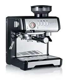 Produktbild: GRAEF. Siebträger-Espressomaschine Milegra ESM802, integriertes Mahlwerk, schwarz