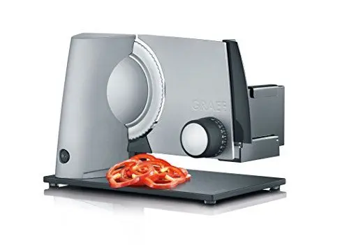 Produktbild: GRAEF. SLICED KITCHEN SKS S32000, silber Vollmetallgehäuse mit Glasbodenplatte