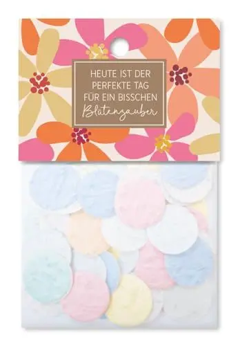 Produktbild: Grafik Werkstatt Blumenkonfetti | Blütenzauber, Blau