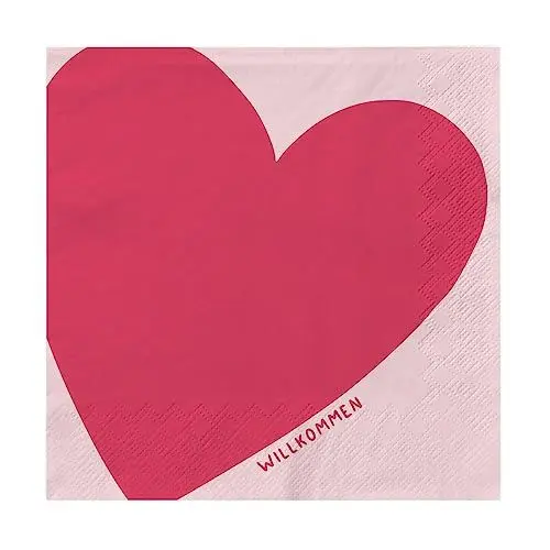 Produktbild: Grafik Werkstatt Servietten mit Spruch groß | 20 Stück | 16,5 x 16,5 cm | bunt | Willkommen