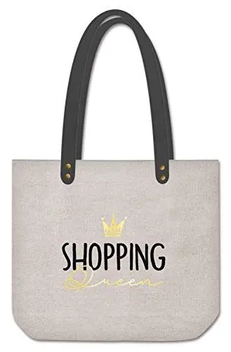 Produktbild: Grafik Werkstatt Shopper Leinen Damen Tasche Shopping Queen, Mehrfarbig, 45