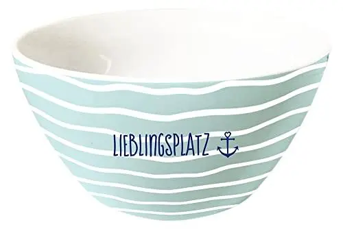 Produktbild: Grafik-Werkstatt Müsli-Schale | Porzellan Schüssel | Lieblingsplatz, Blau