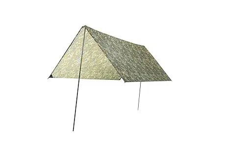 Produktbild: GRAND CANYON Zuni 3, 3 x 3m Multifunktion Tarp/Sonnensegel inkl. Stangen, Zeltplane, Wasserdicht, UV50+ Schutz, Biwak, Camping, Outdoor, Garten