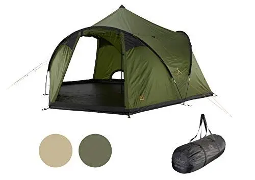 Produktbild: Grand Canyon Unisex – Erwachsene Black Knob Zelt, Oliv, 10 Personen