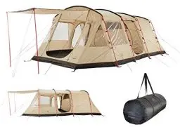 Produktbild: Grand Canyon DOLOMITI 6 - Tunnelzelt für 6 Personen | Familien-Zelt/Gruppen-Zelt mit Zwei Schlafbereichen | Mojave Desert (Beige)