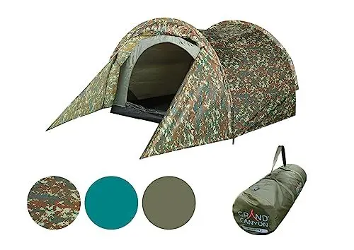 Produktbild: Grand Canyon Unisex – Erwachsene Robson 2 Camouflage Zelt, Normal