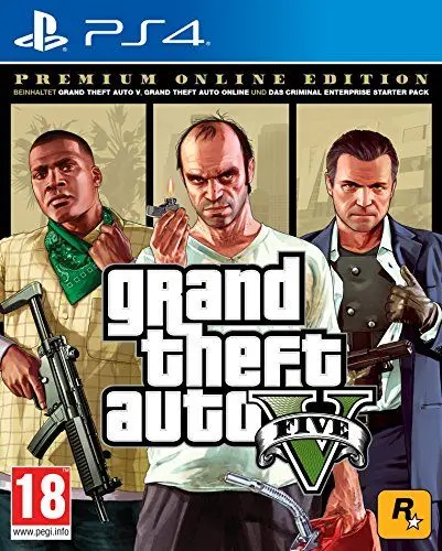 Produktbild: Grand Theft Auto V - Premium Edition (AT-PEGI) - (PlayStation 4)