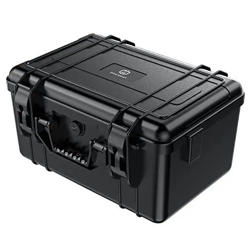 Produktbild: GRAUGEAR Schutzkoffer für Festplatten, 3,5“ & 2,5“ & M.2 HDD/SSDs, Festplatten-Koffer bis zu 19 Datenträger, stoßfest, hitzebeständig, wasserfest