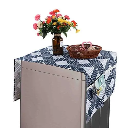 Produktbild: GRCFUMO -Kühlschrank -Top -Abdeckung, stilvolle Waschmaschinenschutzmatte, Multi -Purpor -Baumwoll -Leinenabdeckung für Küchengeräte (70 * 170 cm 67x28inch)