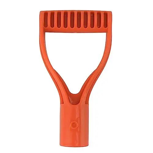 Produktbild: Grcfumo Spatenstiel, 32 mm Innendurchmesser, Kunststoff-Spatenstiel, Schaufel, D-Griff-Griff, Spaten, Schneeschaufel, Graben, Rechenwerkzeuge für Schneeschaufel, Graben, Rechen (Orange)
