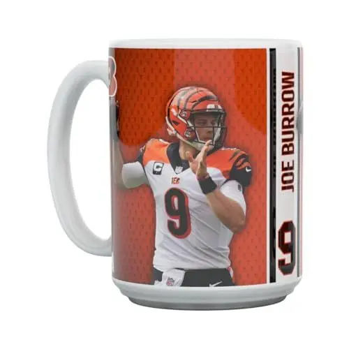 Produktbild: Great Branding Joe Burrow Motion Cincinnati Bengals NFL Tasse 450ml