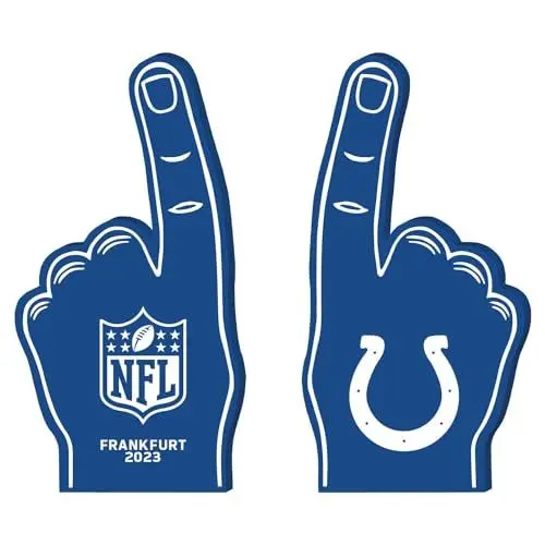 Produktbild: Great Branding NFL Frankfurt Game Indianapolis Colts Foam Finger Winkehand