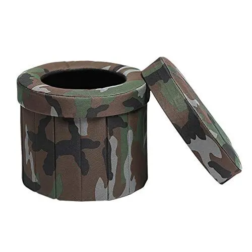 Produktbild: Greatideal Tragbare Falttoilette, Camping Toilette Aufbewahrungshocker Car Commode Camping Toilette Mit Einer Wasserdichten Tasche, Verschleißfest Und Robust Für Camping Wandern Reisen Staus