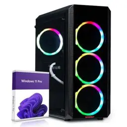 Produktbild: Greed® MK2 - High End Gaming PC - AMD Ryzen 7 5700X + Nvidia Geforce RTX 4060 - Ultra Schneller RGB Computer + 4K Raytracing Rechner mit 4,6 GHZ - 32 GB DDR4 RAM - 1TB SSD - WLAN + W11 Pro