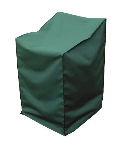 Produktbild: Greemotion Schutzhülle für Stapelstühle wasserabweisend mit Zugband, Grün, ca. 66 x 66 x 110 cm