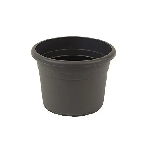 Produktbild: greemotion Pflanzkübel Fiona, UV-Beständiger Blumentopf aus Kunststoff, Pflanzgefäß mit Bodenlöchern, Volumen ca. 35 l, ca. Ø 50 x H 35,5 cm