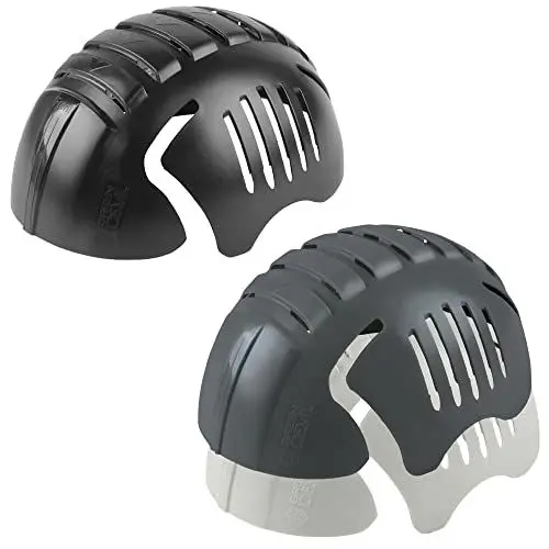 Produktbild: GREEN DEVIL Universal Safety Bump Cap Insert Hard Shell ABS Hartschale Atmungsaktiv Leicht Anti-Schock Passt in Jeden Baseballhut Oder Hardhats für Bequemen Kopfschutz(Schwarz+Grau+Weiß)