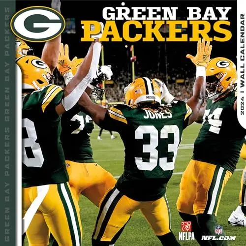 Produktbild: Green Bay Packers 2024 12x12 Team Wall Calendar