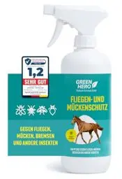 Produktbild: Green Hero Bremsen-EX Spray 500 ml für Pferde Insektenschutz gegen Bremsen, Fliegen und Anderen Insekten wie Kriebelmücken, Hirschlausfliegen, Abwehrspray mit Barrierewirkung