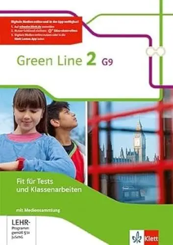 Produktbild: Green Line 2 G9: Fit für Tests und Klassenarbeiten mit Lösungsheft und Mediensammlung Klasse 6 (Green Line G9. Ausgabe ab 2015)