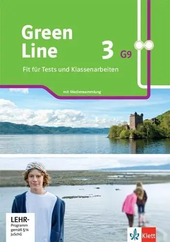 Produktbild: Green Line 3 G9: Fit für Tests und Klassenarbeiten. Arbeitsheft mit Lösungen und Mediensammlung Klasse 7 (Green Line G9. Ausgabe ab 2019)