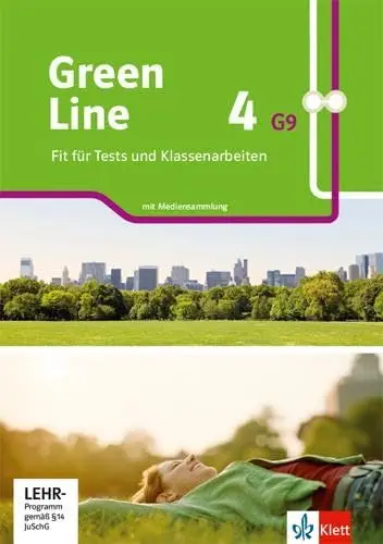 Produktbild: Green Line 4 G9: Fit für Tests und Klassenarbeiten. Arbeitsheft mit Lösungen und Mediensammlung Klasse 8 (Green Line G9. Ausgabe ab 2019)